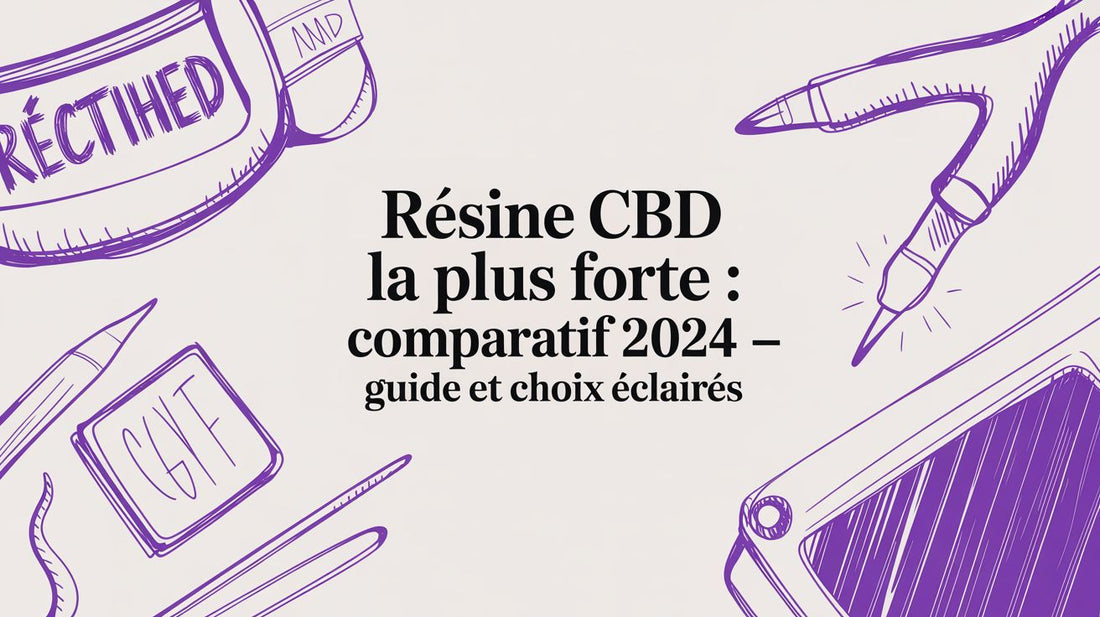 Résine CBD la plus forte : Comparatif 2024 — Guide et choix éclairés