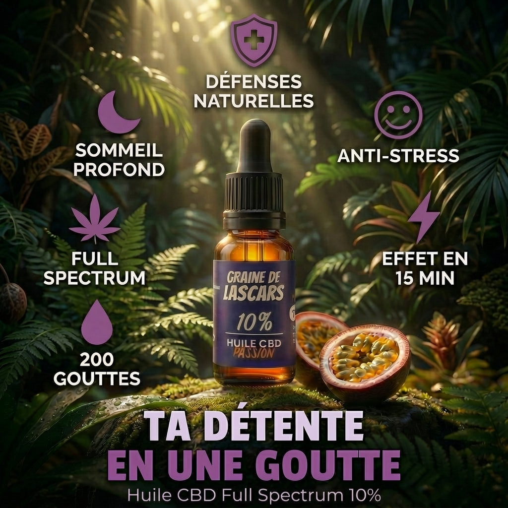 Huile CBD 10% - Full Spectrum