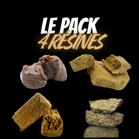Pack 4 Résines