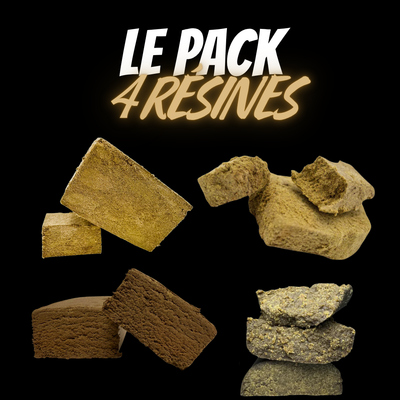 Pack 4 Résines