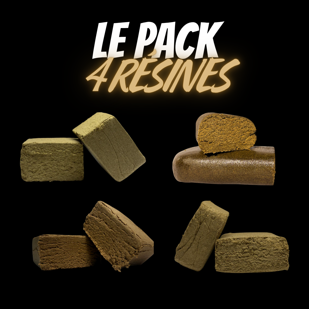 Pack 4 Résines