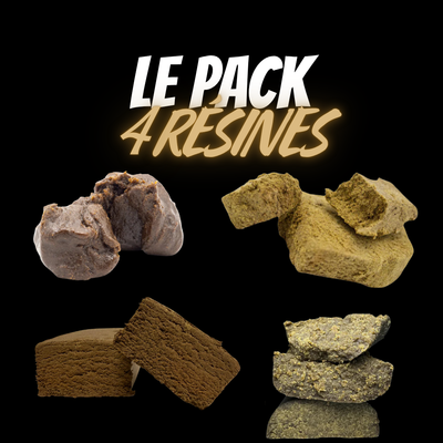 Pack 4 Résines